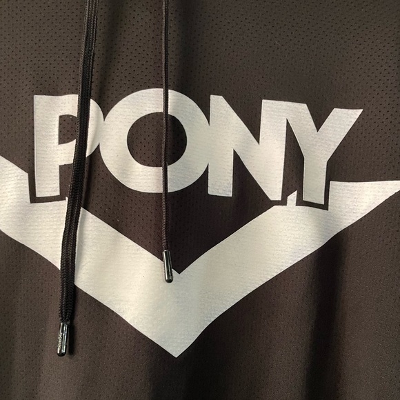 PONY Cropped Mesh Women’s Hoodie - Picture 2 of 5